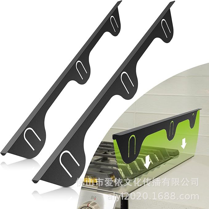 In stock! Amazon hot sale! Stainless steel stove gap cover kitchen counter gap bar cross-border hot!