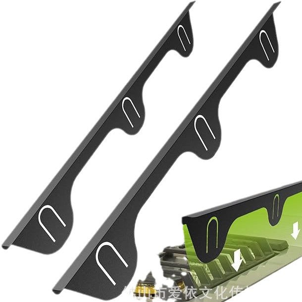 In stock! Amazon hot sale! Stainless steel stove gap cover kitchen counter gap bar cross-border hot!