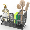 Kitchen storage rack sink drain rack sink drain basket countertop multi-functional detergent sponge storage shelf